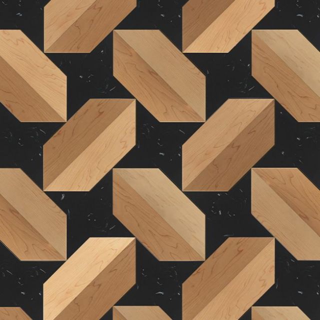 Berti Square Space Star Quadrotte Parquet